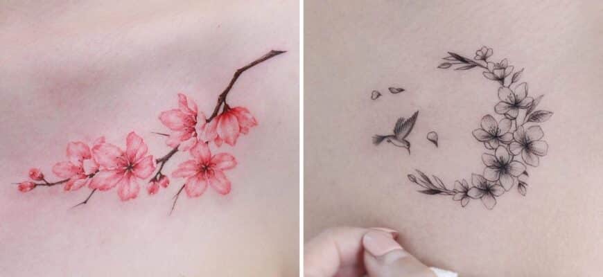 Cherry blossom tatoo