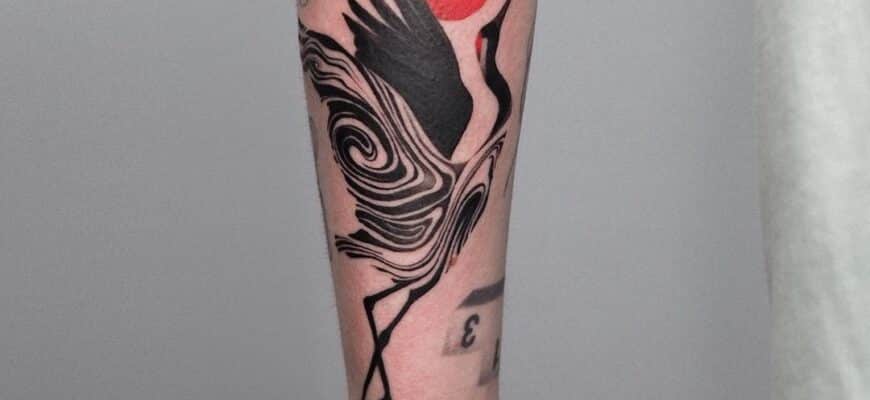 Japanese crane tattoo meaning