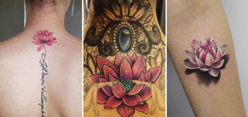 The lotus flower tattoo