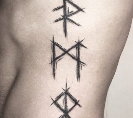 Viking tattoos and runes